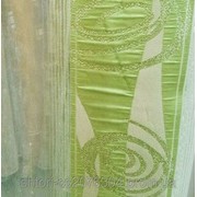 Тюль гардина органза на метраж зеленая арт 292(б1) фото