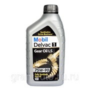 Трансмиссионное масло MOBIL Delvac 1 Gear Oil LS 75W90 1л фотография