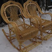 Кресло качалка плетёное из лозы, а также другая плетёная мебель для дома, дачи, сада