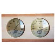 Термогигрометр для сауны Стеклоприбор ТГС-4 (термометр от 0 до +150°C, гигрометр от 0 до 100%) фото