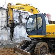 Демонтаж зданий, сооружений с применением спецтехники JCB, разборка зданий, сооружений строений, демонтаж кирпичной кладки, демонтаж железобетонных конструкций, заглубленных сооружений, кирпичных зданий, демонтаж монолитных перекрытий