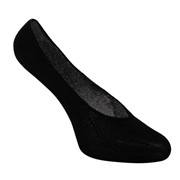 Носки-невидимки, цвет чёрный, размер 23-25 фото
