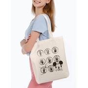 Холщовая сумка «Микки Маус. Icon Sketch», неокрашенная фото