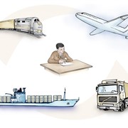Экспорт, экспорт грузов, перевозка товаров