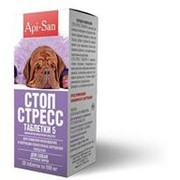 Стоп-Стресс ТАБЛ.для собак крупных пород от 30кг 20таб. Апи-Сан фото