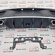 Диффузор Mercedes GLE Coupe C167 53 AMG хром + насадки фото