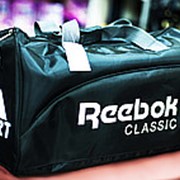 Спортивная сумка REEBOK средняя 48х22х28 см черная фото