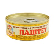 Паштет Печеночный со слив. маслом, Сто пудов, 100 г, ж/б, ключ