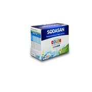 Sodasan Органический порошок-концентрат стиральный Compact, 1,2 кг=25 стирок=99-120 кг белья для цветных и черных вещей со смягчителем воды (40°-60°-95°)