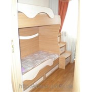 Двухярусная кровать с ящиками фото