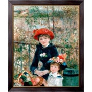 Картина Две сестры (на террасе) , Ренуар, Пьер Огюст фото