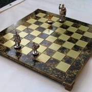 Шахматы Manopoulos “Греко-римские“, коричневые фотография
