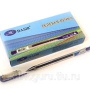Ручки и стержни Basir Ручка гелевая 0,5мм, корп. прозрачный, игольчатый наконечник, синяя фотография