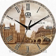 Часы настенные круглые Лондон фотография