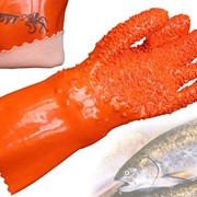 Перчатки резиновые “Рыбные“ фото