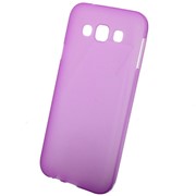 Чехол силиконовый матовый для Samsung Galaxy E5 фиолетовый фотография