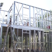 Строительство дачных домиков, Металлические каркасы - стальной рамке''LSF'' фотография
