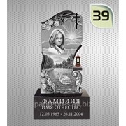 Надгробие вертикальное модель 39 фото