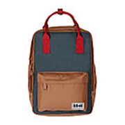Рюкзак / 8848 / 003-008-031 Рюкзак-сумка 33х14х23 см / тёмно-сине-коричневый / (One size) фотография