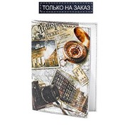 Обложка для паспорта Волна, 009-07-50К фото