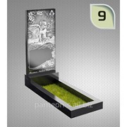 Надгробие вертикальное модель 9 фото