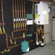 Монтаж газовых котлов, системы отопления и горячего водоснабжения. фото