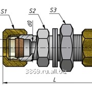 Соединение стальных труб с зажимным и упорными кольцами переборочное фото