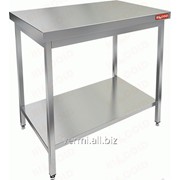 Стол нержавеющий разделочный центральный с полкой Hicold НСО-8/7П фото