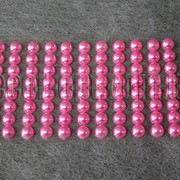 Камешки розовые на липучке 8 мм 88 шт 5482 фото