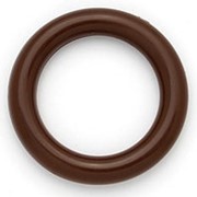 Кольцо пластиковое 50 мм шоколадное