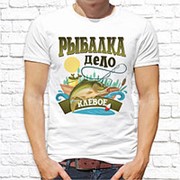 Футболка “Рыбалка“ подарок на день рыбака фото