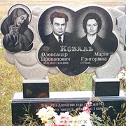 Памятники двойные под заказ продажа Кременчуг Полтава от компании Ритуал