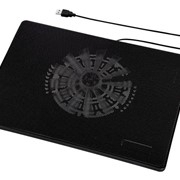Подставка для ноутбука Hama Slim (00053067) 15.6" (335x236x30мм 33дБ 1x 160ммFAN 518г) пластик черный