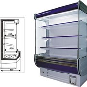 Витрины холодильные пристенные (горки) ВХС(пр)- ’АРИЗОНА’ -2,0длина - 2030, глубина - 800, высота - 2050Т +1...+10кол-во полок 3выст. площадь 3,2 м2 фотография