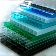 Сотовый поликарбонат от 4 до 10 мм цветной и прозрачный , Тепличный для беседок и навесов. Доставка по всей области. 2 УФ защита № 1375-114-2 фото