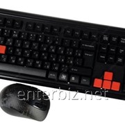 Комплект (клавиатура, мышь) беспроводной A4Tech RV1000 Black USB фотография