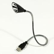 USB Ligt V-T фонарь, Блистер, Серебристый фотография