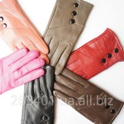 Перчатки Fabretti цветные кожаные женские
