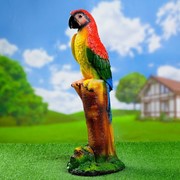 Садовая фигура “Попугай“ большой гипс 20х14х53см фото