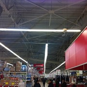 Светодиодное освещение супермаркетов и торговых площадей фотография