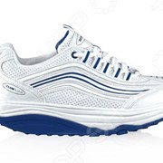 Кроссовки Walkmaxx мужские. Цвет: бело-голубой фотография