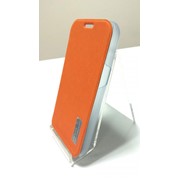 Чехол-книжка для Samsung i8552 Galaxy win оранжевый фото