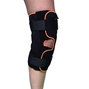 ARMOR ARК2104 АK Бандаж для коленного сустава разъемный (с ребрами жескости на шарнирах и дополнительными ремнями фиксации с полным раскрытием) фото