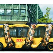 Реклама на транспорте. фото