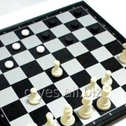 Нарды 3 в 1 на магнитной доске 30х30 см (нарды+шашки+шахматы) NS-2022