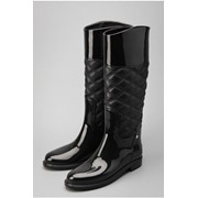 Женские резиновые сапоги лита стеганка арт.1026 фото