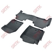 Коврики резиновые 3D LUX для Lexus LX 570 (2012-) (3 шт.) фото