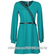 Платье женское зеленое фото