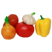 Набор игрушек для ванны Кудесники Овощи из 5 предметов фото