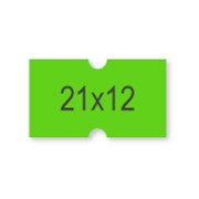 Этикет лента 21x12 прямоугольная зеленая